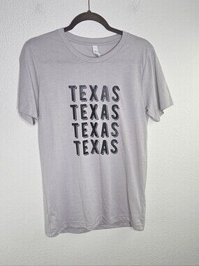 Texas Slate Gray Tshirt Small New